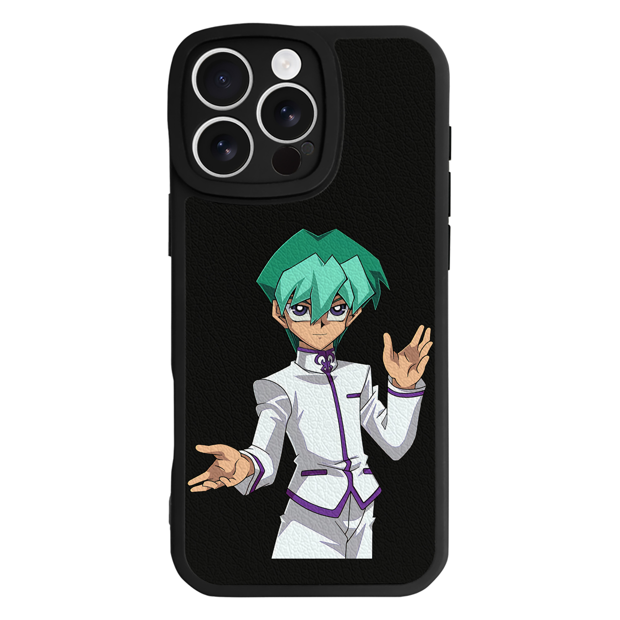 遊☆戯☆王 Yu-Gi-Oh! 【iPhone 16シリーズ対応】シリコンスマホケース（レザー調） 材質：シリコン
